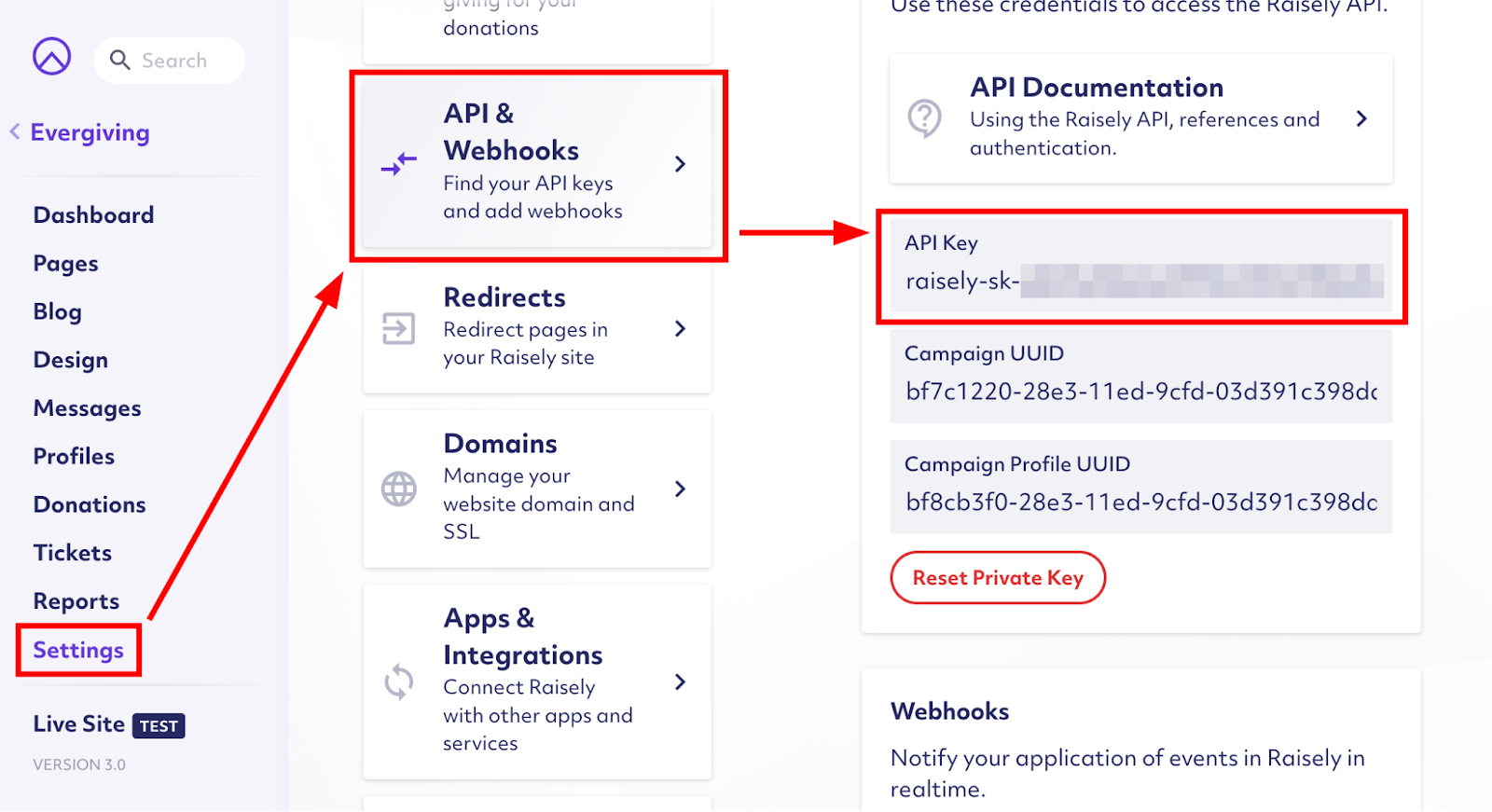 Raisely API and Webhooks Settings.png